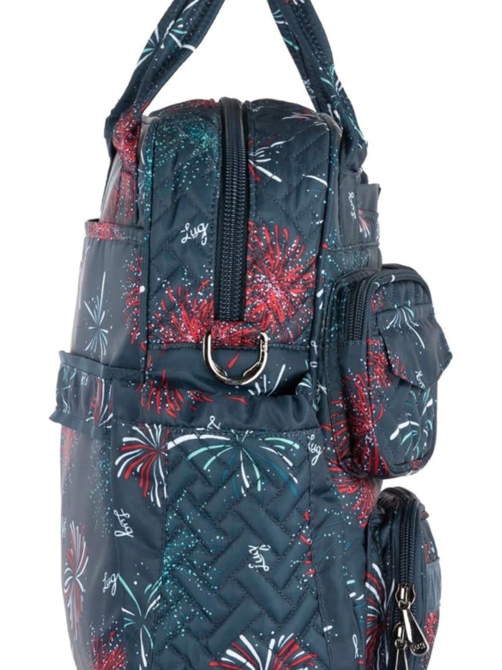 Lug Mini Puddle Jumper Firework Navy Tote - Picture 10 of 12